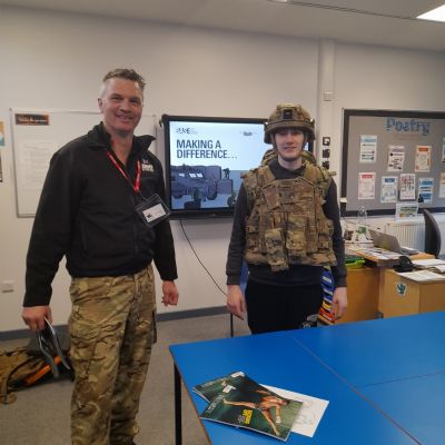 Army Visit -Sgt Roger Sainsbury